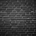 Black brick wall background