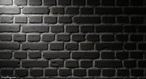 Black brick wall background image