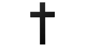 Black cross removed background image