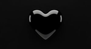 Black heart background image