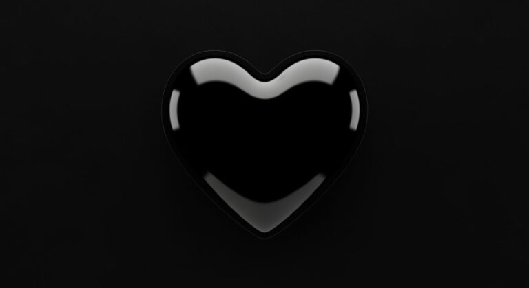 Black heart background image