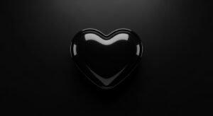 Black heart background image 2