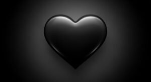 Black heart background image 3