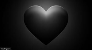 Black heart background image 4