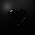 Black heart background image