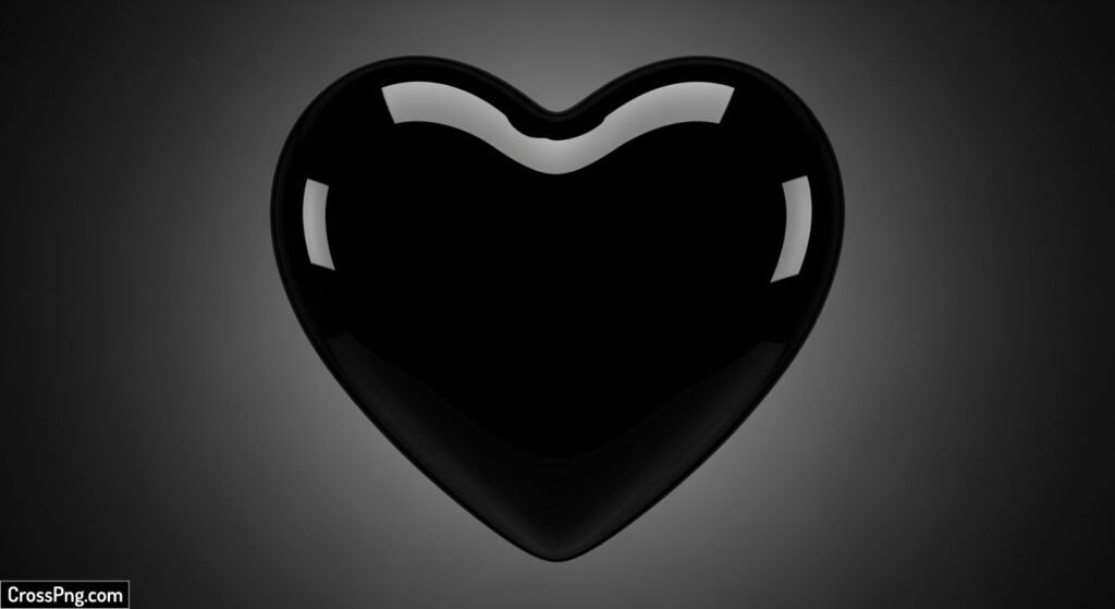 Black heart background image 6