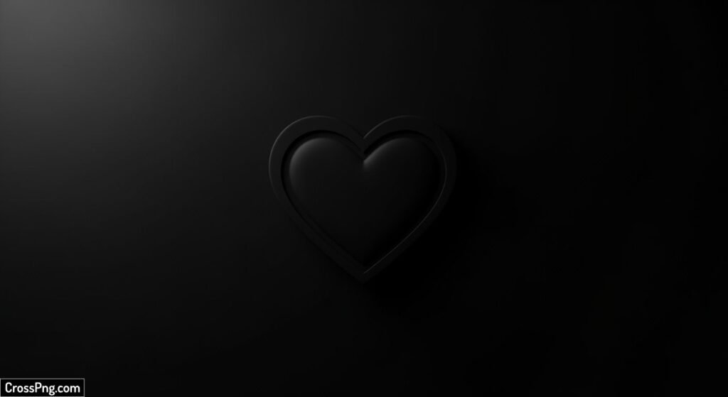 Black heart background image 7
