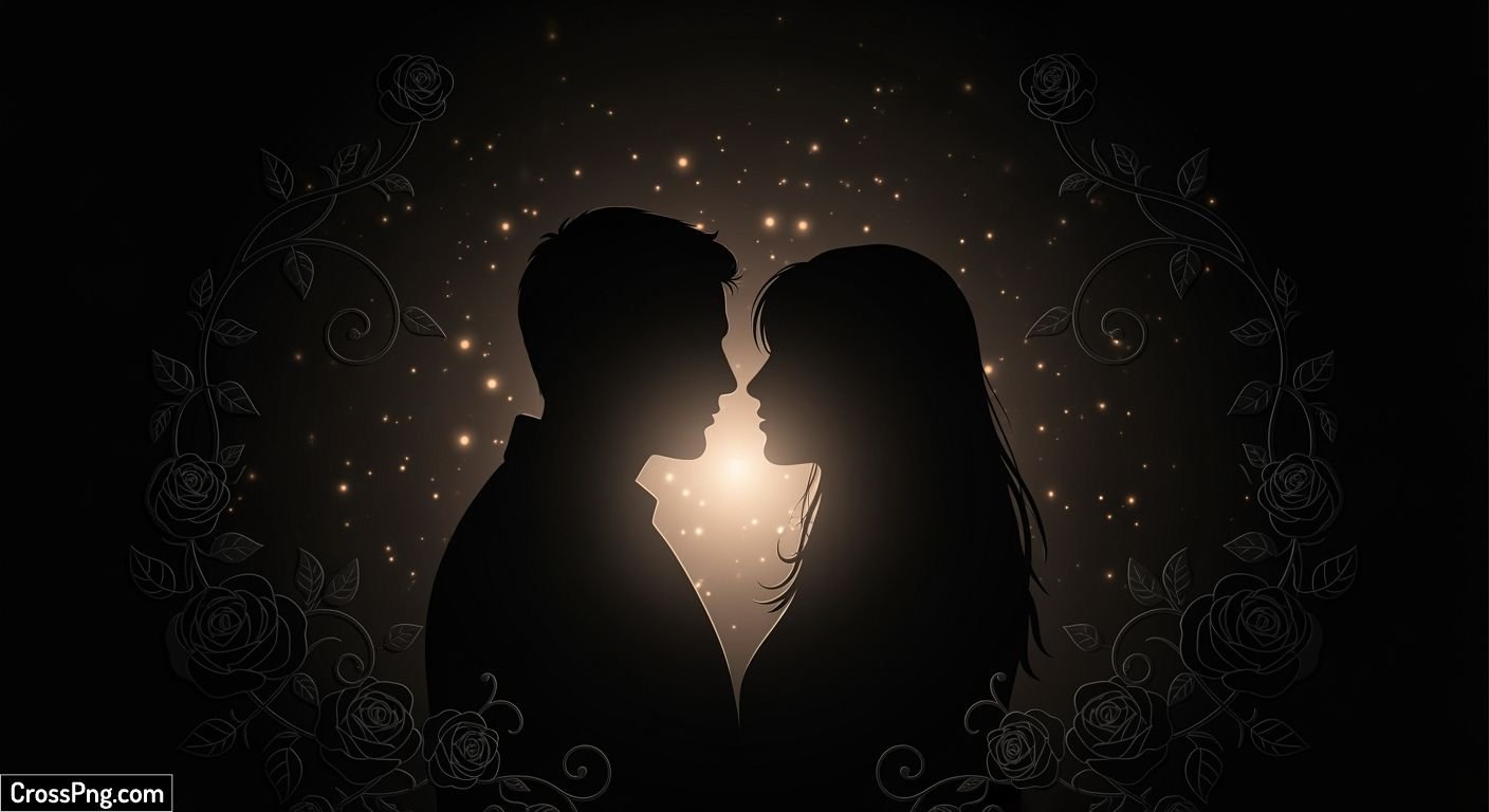 Black love background image