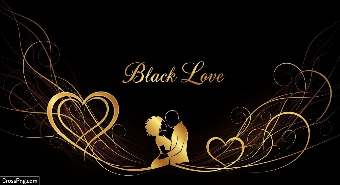 Black love background image 3