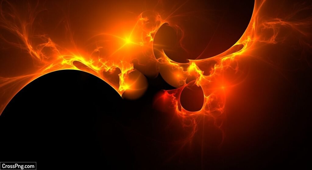 Black orange background image 2