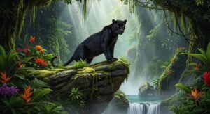 Black panther background image