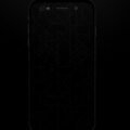 Black phone background