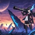 Black rock shooter background