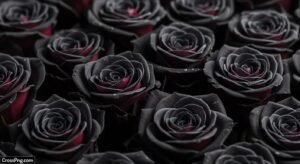 Black rose background image