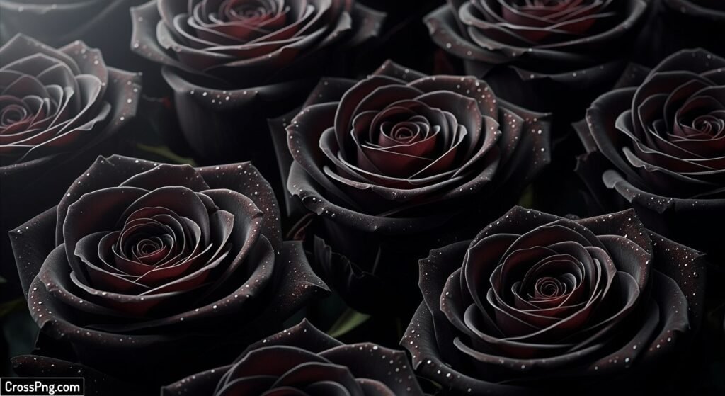 Black rose background image