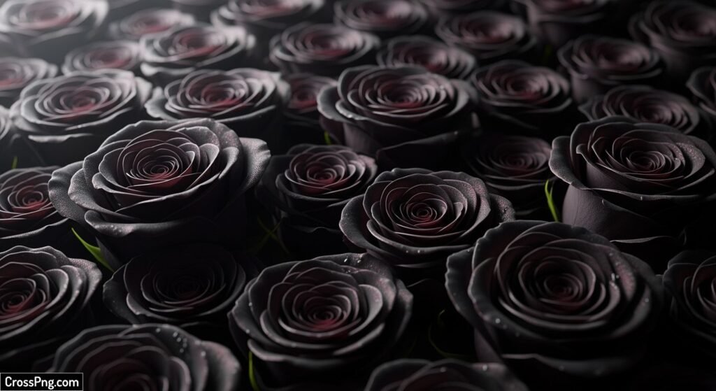 Black rose background image 2