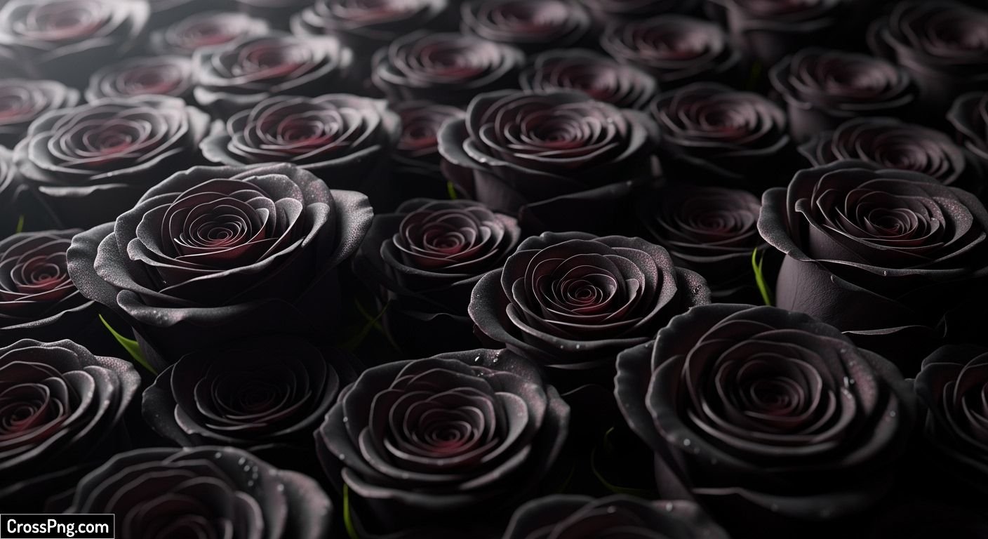 Black rose background image 2