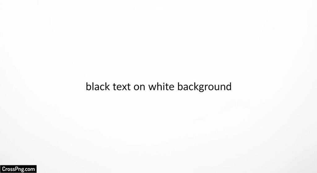 Black text on white background image