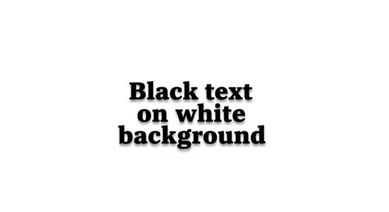 Black text on white background image 2