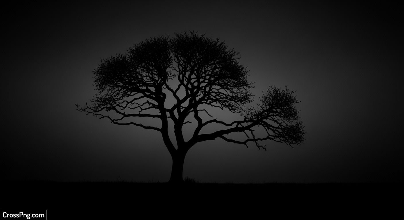 Black tree background image