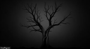 Black tree background image 2