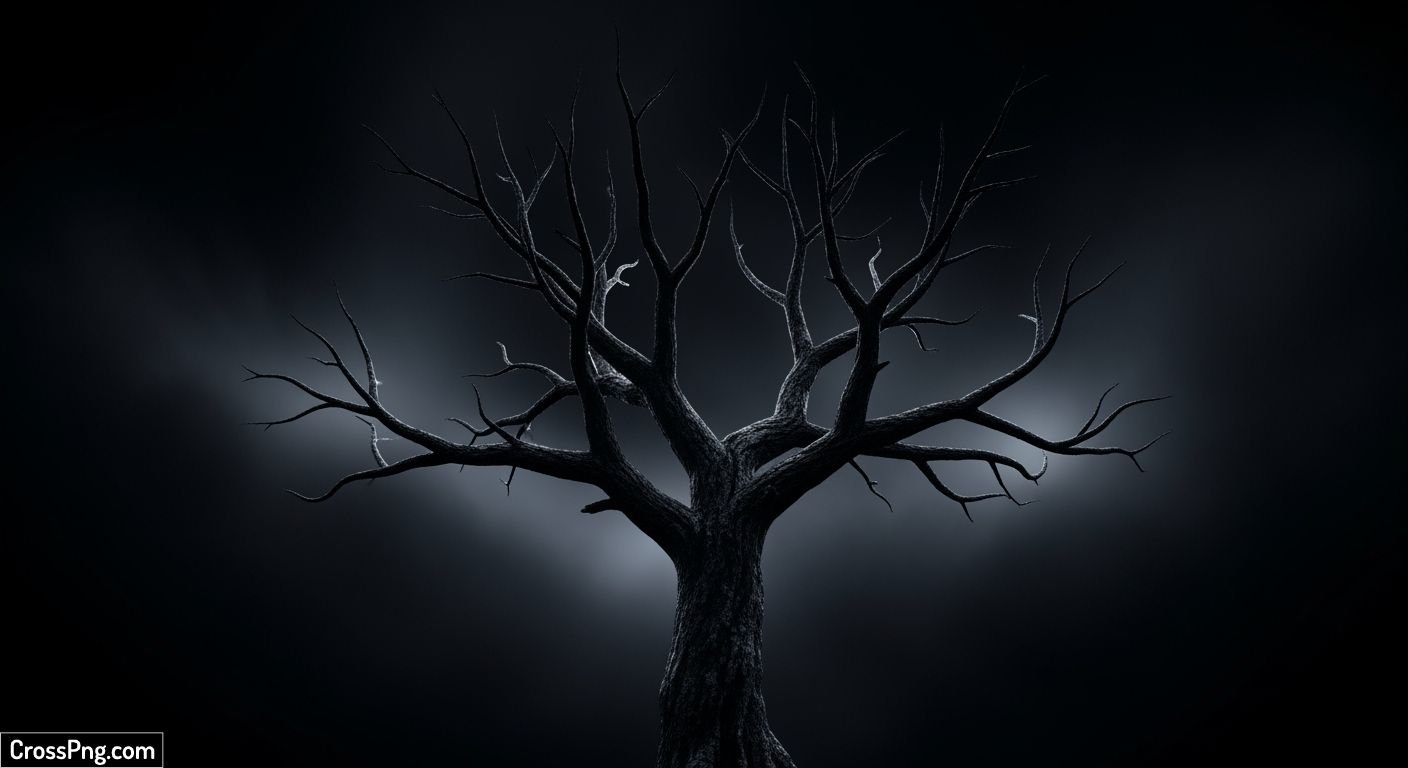 Black tree background image 3