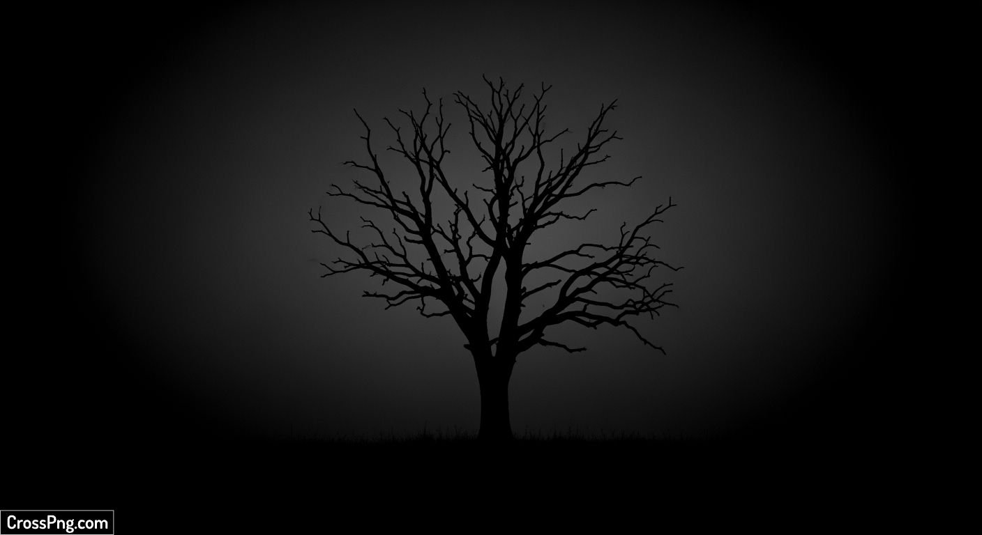 Black tree background image