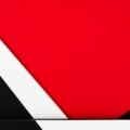 Black white red background