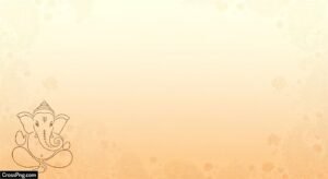 Blank ganpati invitation card background image 4