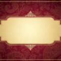 Blank indian wedding card