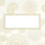 Blank indian wedding card background image 2