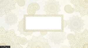 Blank indian wedding card background image 2