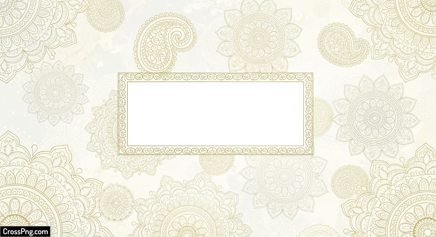 Blank indian wedding card background image 2