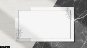 Blank menu card background design image