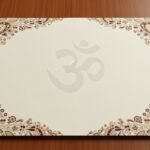 Blank nimantran patrika background image