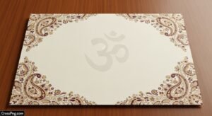 Blank nimantran patrika background image