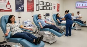Blood donation background image