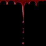 Blood dripping black background image