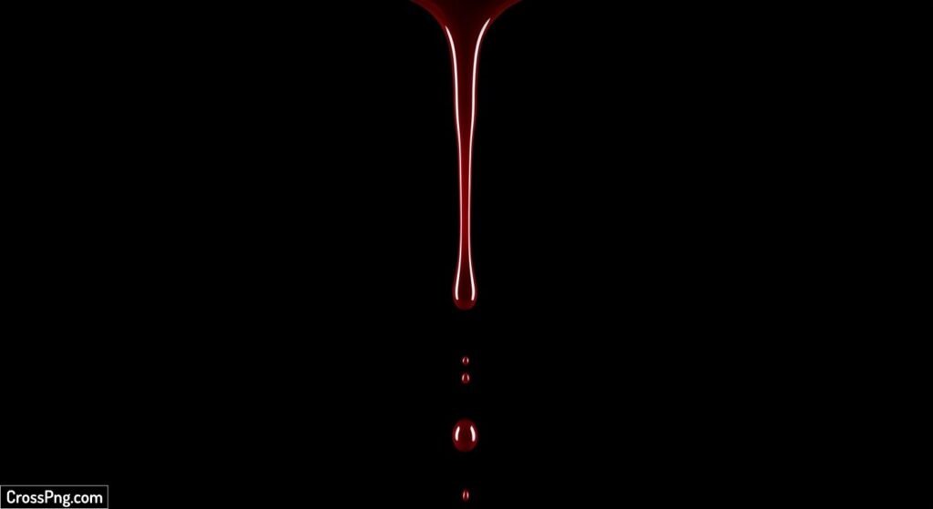 Blood dripping black background image 2