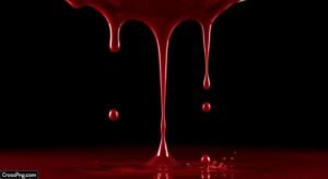 Blood dripping black background image 3