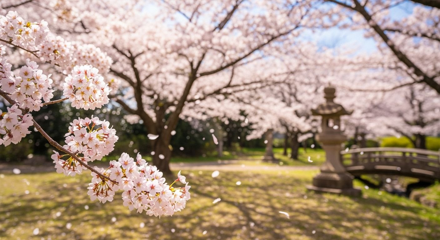 Blooming aesthetic japanese cherry image 3
