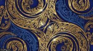 Blue and gold background image