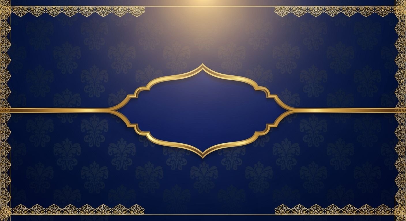 Blue and gold background image