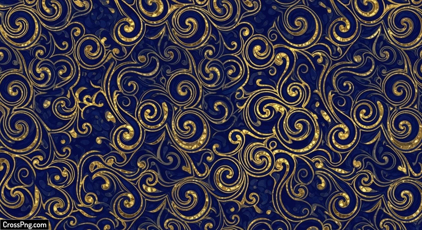 Blue and gold background image 2