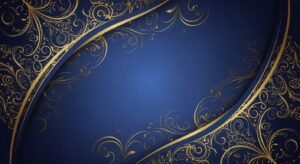 Blue and gold background image 3