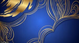 Blue and gold background image 3
