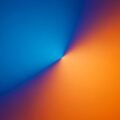 Blue and orange background