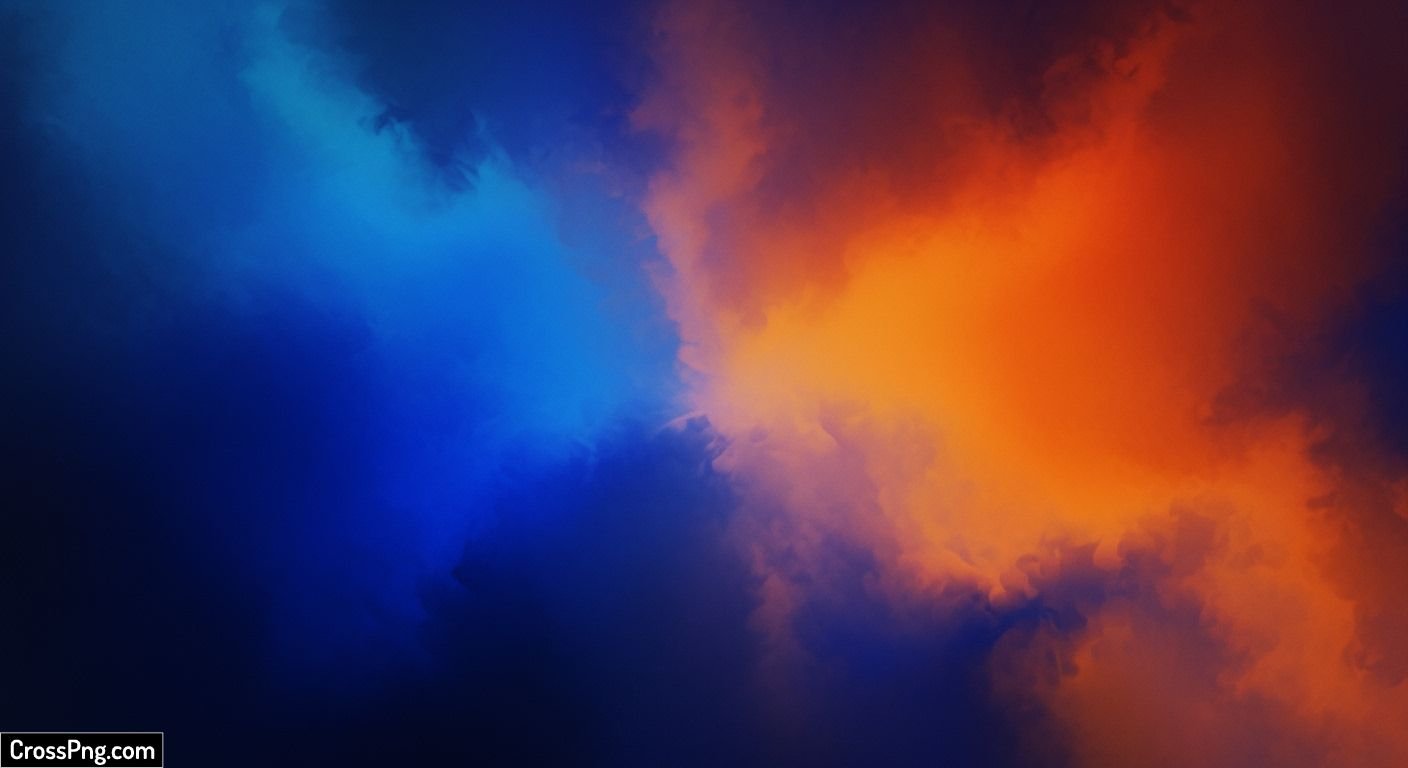 Blue and orange background image