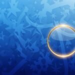 Blue award background image