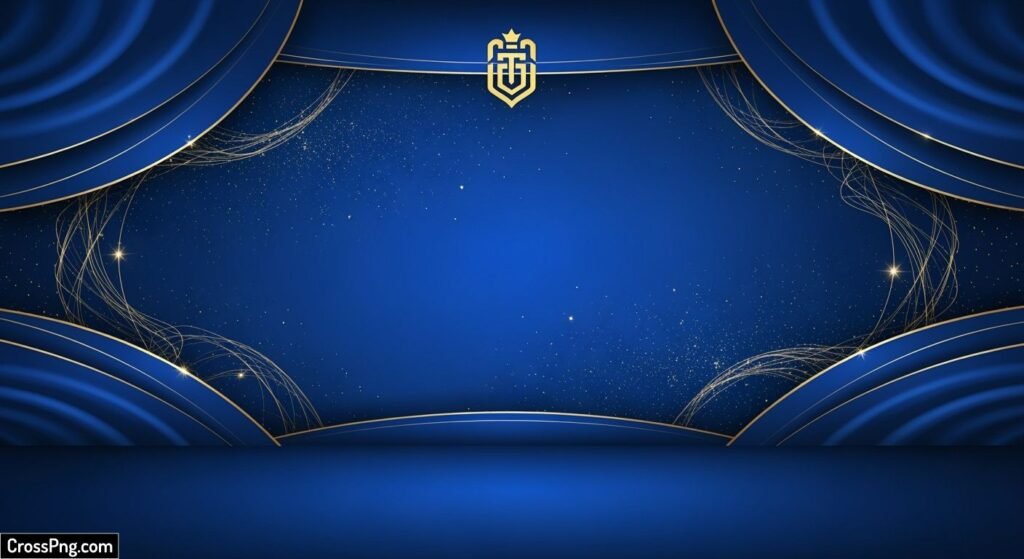 Blue award background image 3